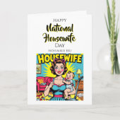 Happy National Housewife's day | November 3rd Karte (Vorderseite)