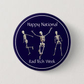 Happy National Krass Tech Week Button (Vorderseite)