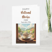 Happy National Mocha Day - 29. September Card Karte (Vorderseite)