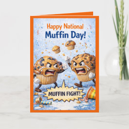 Happy National Muffin Day Greeting Card, Feb 20th Karte