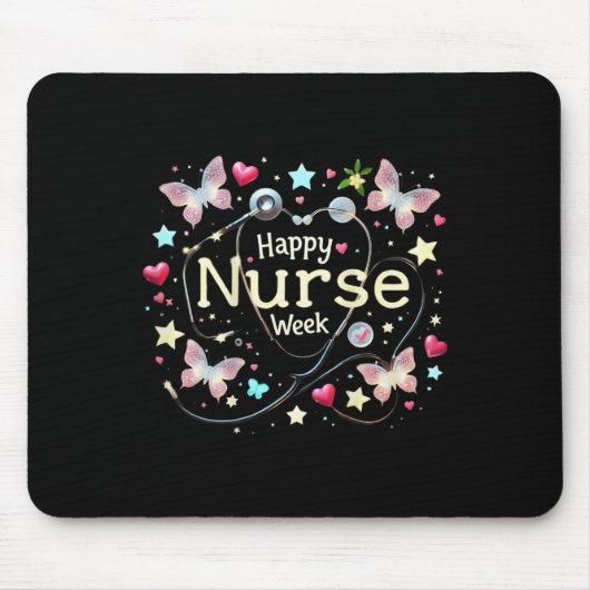 Happy National Nurses Week 2025 - Niedlich Future Mousepad (Vorne)