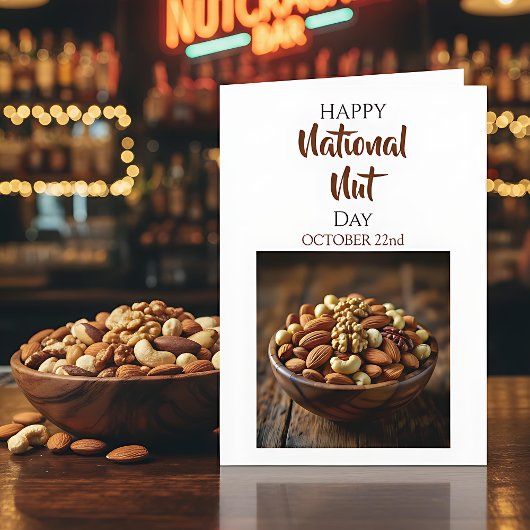 Happy National Nut Day | October 22nd  Karte
