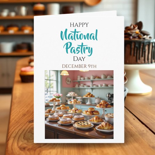 Happy National Pastry Day | Dec 9th Karte