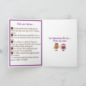 Happy National Peanut Butter & Jelly Day Fun Card Karte (Innenseite)
