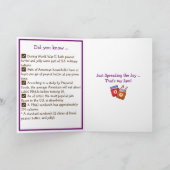 Happy National Peanut Butter & Jelly Day Niedlich Karte (Innenseite)