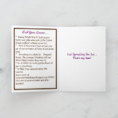 Happy National Peanut Butter und Jelly Day Karte (Innenseite)