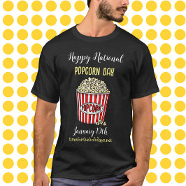 Happy National Popcorn Day - 19. Januar T-Shirt