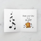 Happy National Radio Day, August 20 Karte (Innenseite)