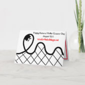 Happy National Roller Untersetzer Day - August 16. Karte (Vorderseite)