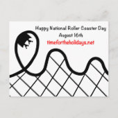 Happy National Roller Untersetzer Day - August 16. Postkarte (Vorderseite)