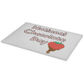 Happy National Schokolade Day Schneidebrett (Ecke)