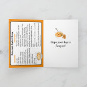 Happy National Seafood Bisque Day Card Karte (Innenseite)