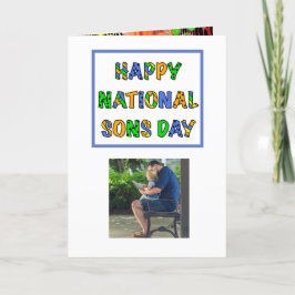 Happy National Sons Day | 28. September Card Karte