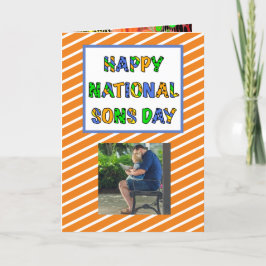 Happy National Sons Day | 28. September Card Karte