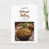 Happy National Stuffing Day | November 21st Karte (Vorderseite)