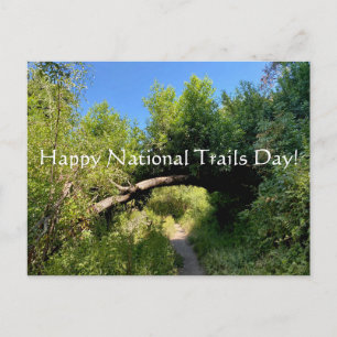 Happy National Trails Day! Postkarte