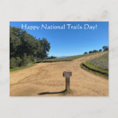 Happy National Trails Day! Postkarte (Vorderseite)