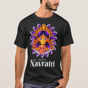Happy Navratri Durga Goddess Navaratri Festival Hi T-Shirt