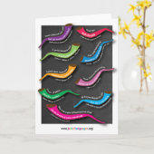 Happy Near Year-Portraitkarte Karte (Gelbe Blume)