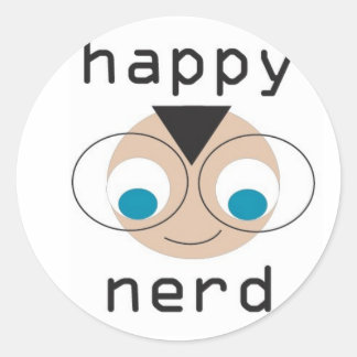 Happy Nerd Aufkleber