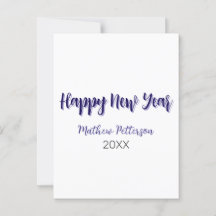 Happy neues Jahr lila schwarz hinzufügen Jahr einf