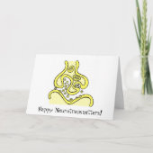 Happy Neurotransmitter-Karte Karte (Vorderseite)