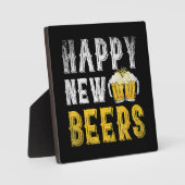 Happy New Beers Party Fotoplatte (Vorderseite)