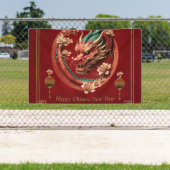 Happy new chinese dragon year banner (Insitu)