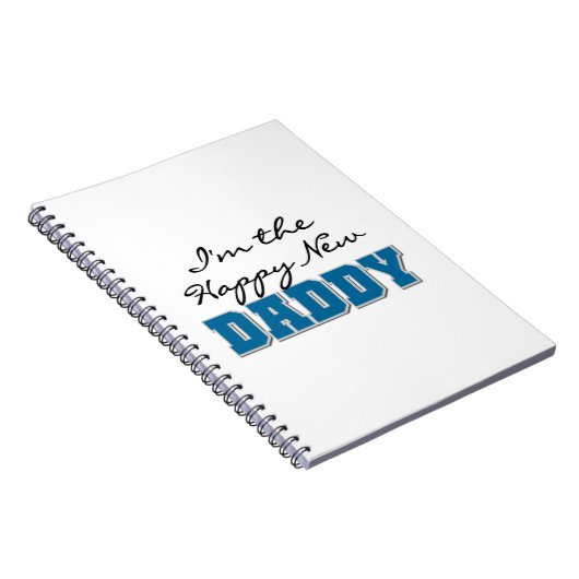 Happy New Daddy Gifts Notizblock (Rechte Seite)