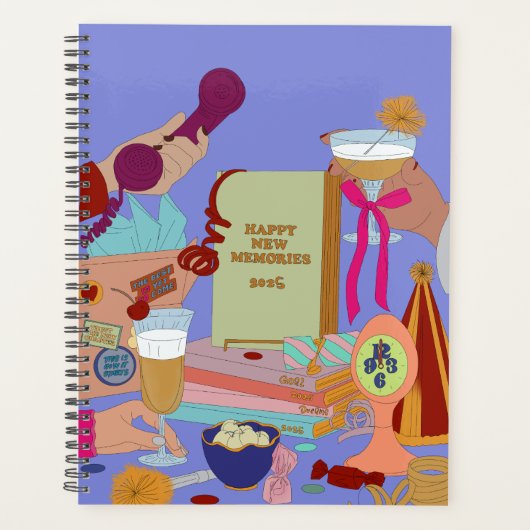 HAPPY NEW MEMORIES SCHEDULE 2025 PLANER (Vorderseite)