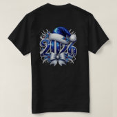 Happy New Merry T-Shirt (Design Rückseite)