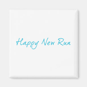 Happy New Run Magnet