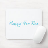 Happy New Run Mousepad (Mit Mouse)