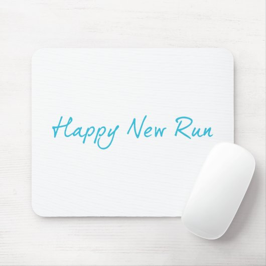 Happy New Run Mousepad (Mit Mouse)
