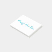 Happy New Run Post-it Klebezettel (angewinkelt)