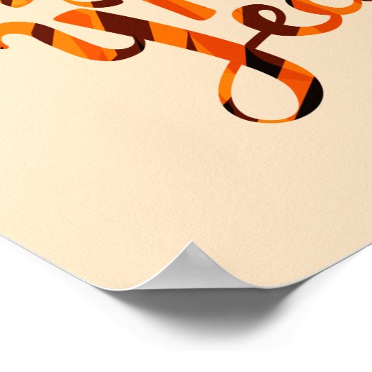 Happy New Tiger Year Poster (Ecke)