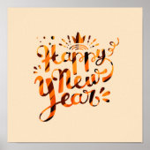 Happy New Tiger Year Poster (Vorne)