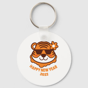 Happy New Tiger Year Schlüsselanhänger