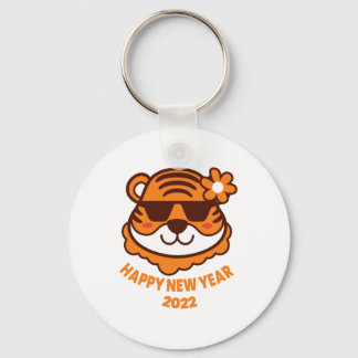 Happy New Tiger Year Schlüsselanhänger