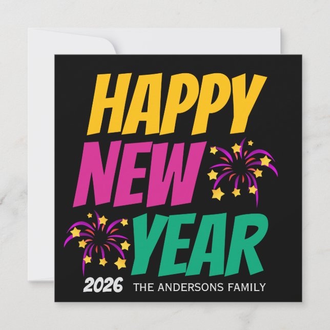 Happy New Year  (Vorderseite)