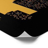 Happy New Year, 1920er Party Poster (Ecke)