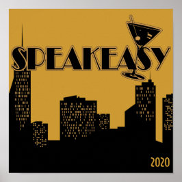 Happy New Year, 1920er Party Poster