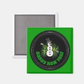 Happy New Year 1 Magnet (Vorderseite/Rückseite)