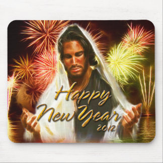 Happy New Year 2012 B Mousepad