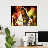 Happy New Year 2012 B Print Poster (Heimbüro)