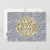 Happy New Year 2016 Feiertagspostkarte (Vorne/Hinten)