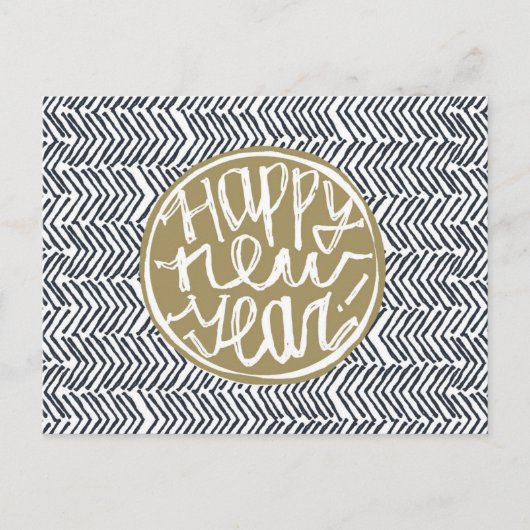 Happy New Year 2016 Feiertagspostkarte (Vorderseite)