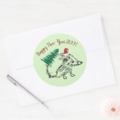 Happy New year 2019 Custom Sticker (Umschlag)