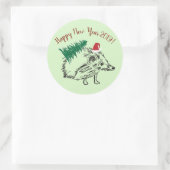 Happy New year 2019 Custom Sticker (Tasche)