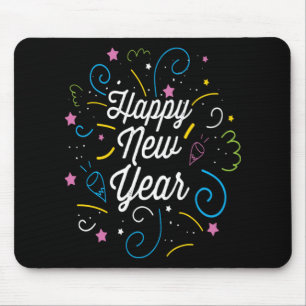 Happy New Year 2020 Party Decorations Celebration Mousepad